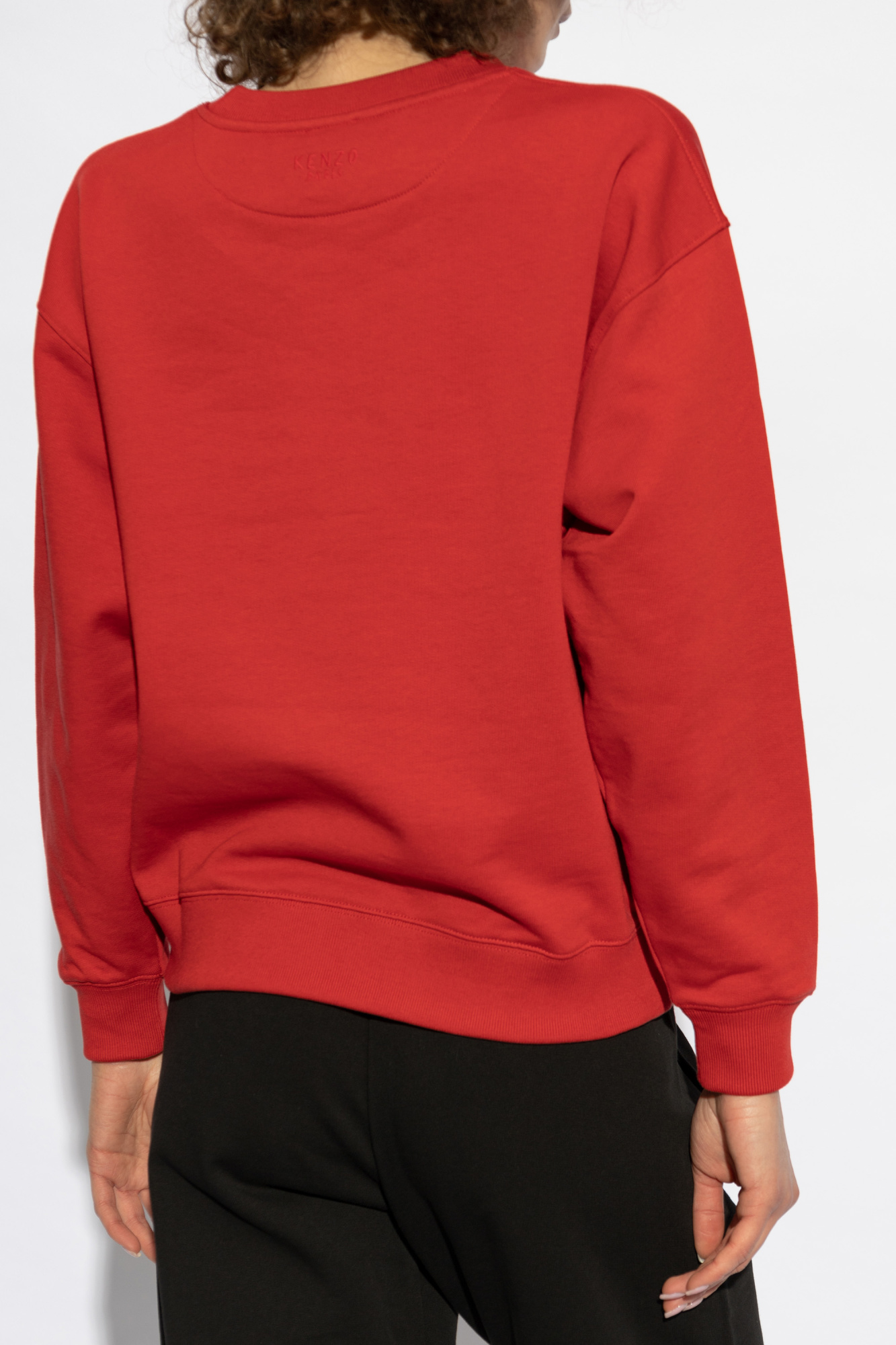 60’s S/S SWEAT SHIRT Red Sweatshirt with embroidered logo Kenzo - Vitkac Slovakia